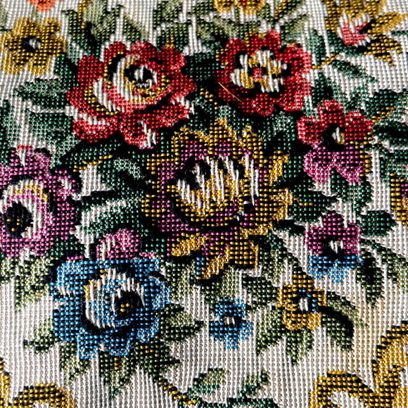 Vintage Walborg Tapestry purse with accessories - Picture 3 of 11